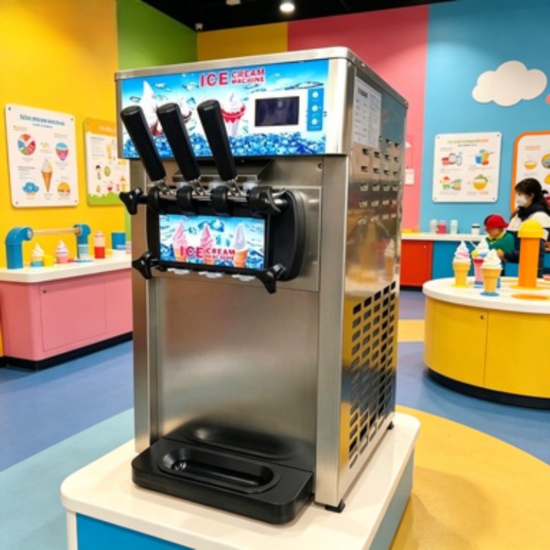 Soft Serve Ice Cream Machine - Mesin Pembuat Es Krim Tipe Lantai