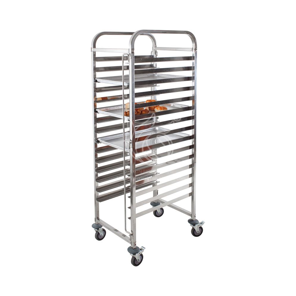 Commercial Kitchen Design - Troli Rak Loyang Roti Stainless Steel