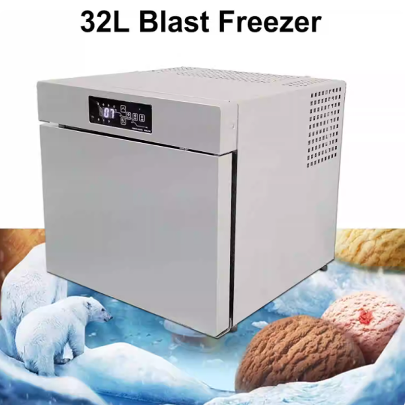 Commercial Chest Freezer - Freezer Makanan Laut Cepat Beku Hingga