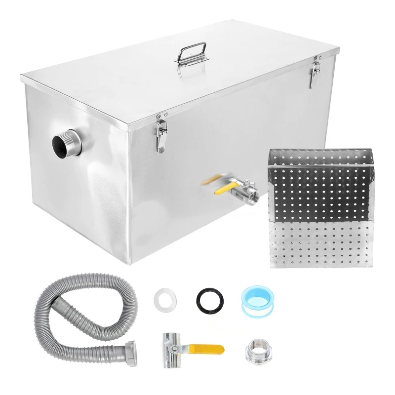 Commercial Kitchen Grease Interceptor - Pemisah Minyak dan Air Stainless Steel