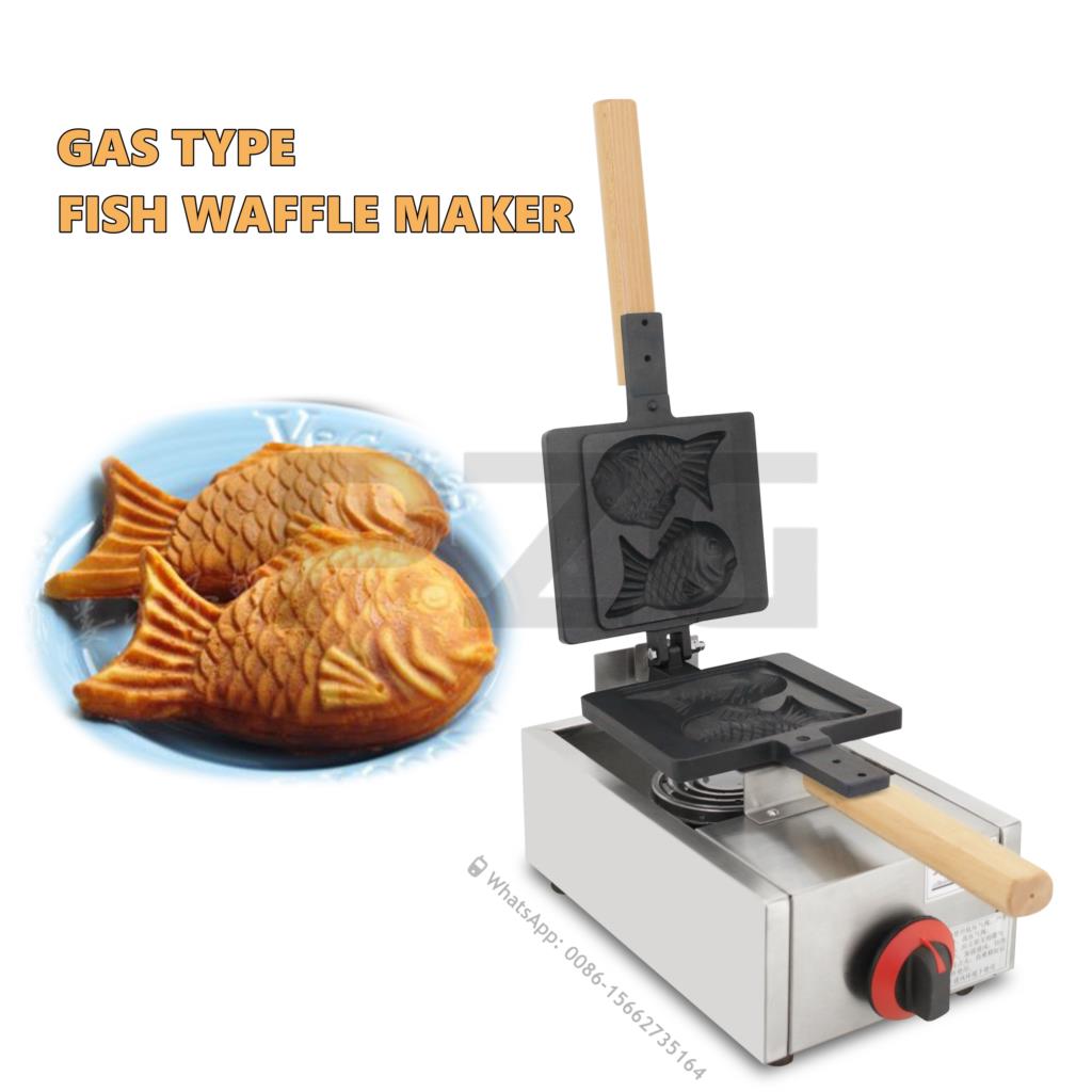 Donut Making Machine - Mesin Taiyaki Gas Stainless Steel 2
