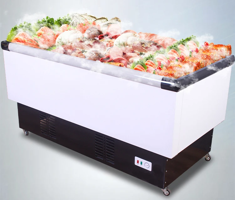 Commercial Chest Freezer - # Untuk Komersial Stainless Steel Deep