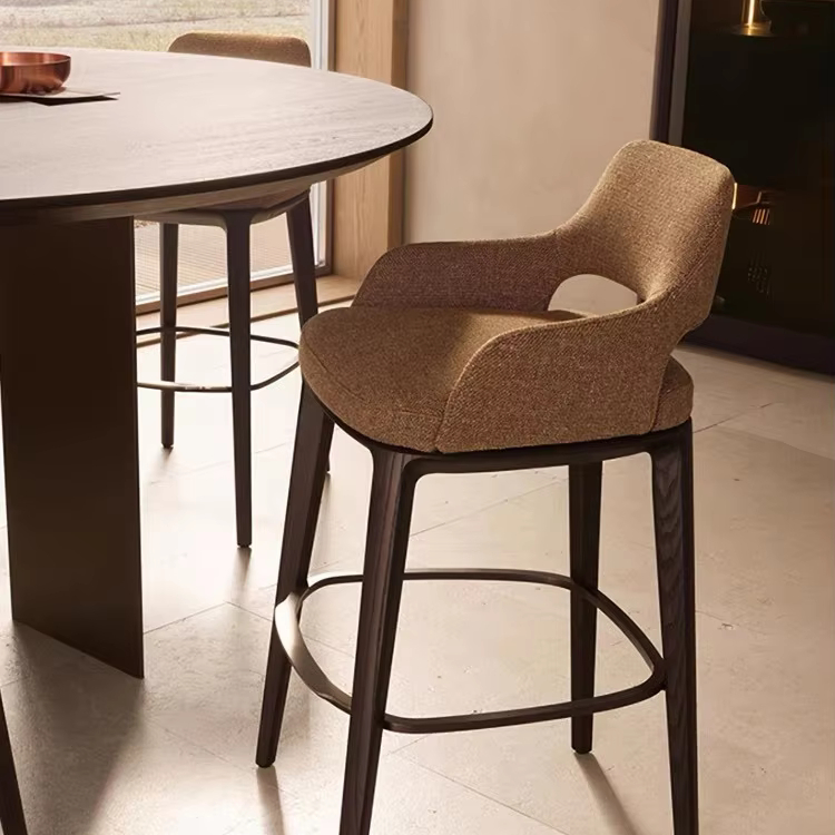 Commercial Kitchen Design - Kursi Bar Elegan Bergaya Nyaman Kulit