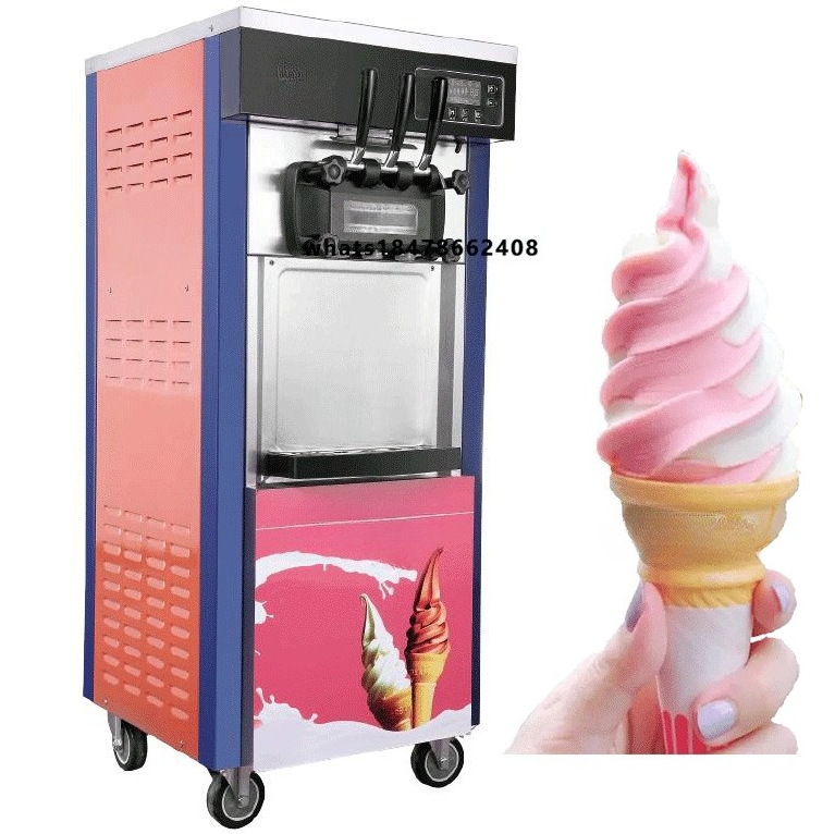 Soft Serve Ice Cream Machine - Mesin Es Krim Soft Serve Otomatis