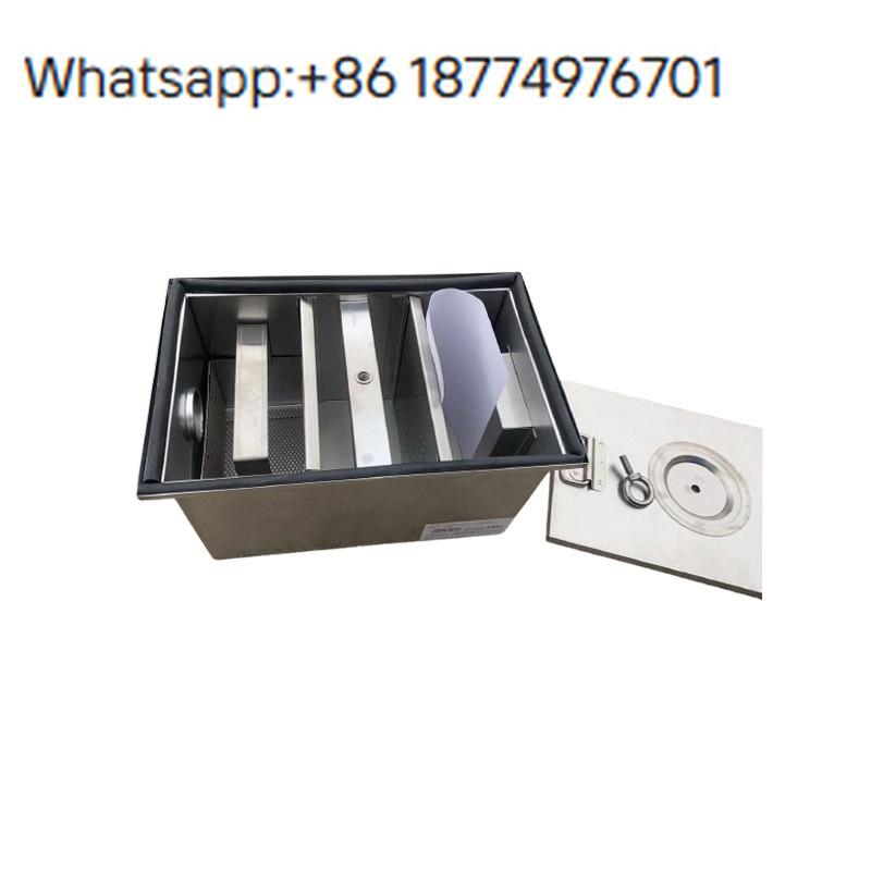 Commercial Kitchen Grease Interceptor - Wastafel Dapur Komersial Stainless Steel dengan