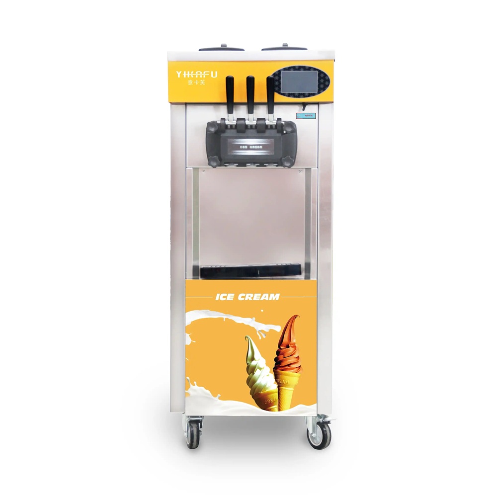 Soft Serve Ice Cream Machine - Mesin Pembuat Es Krim Cepat Komersial