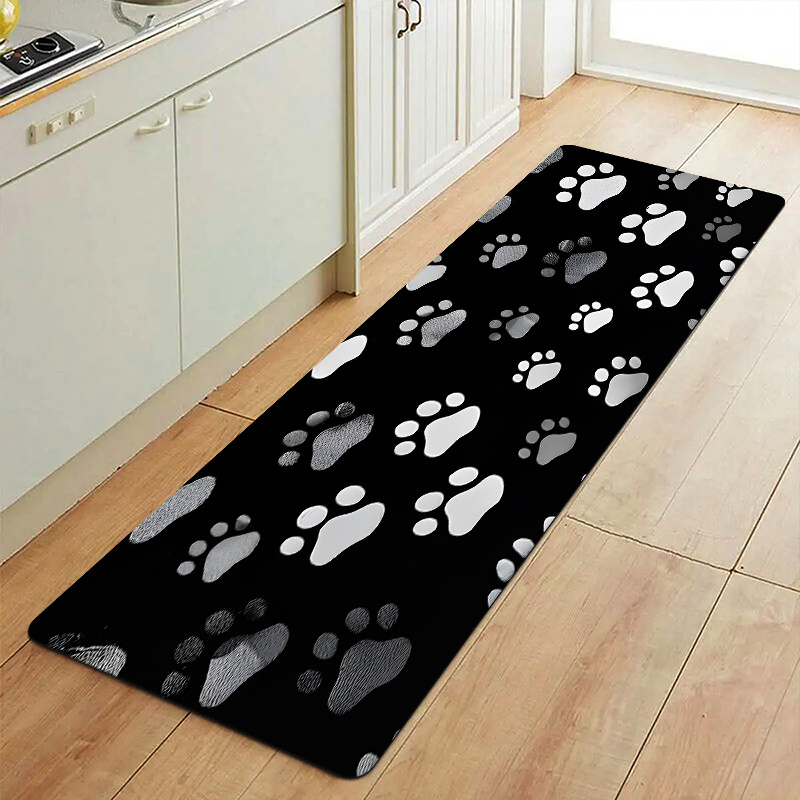 Commercial Kitchen Design - Karpet Motif Jejak Kaki Hewan, Keset
