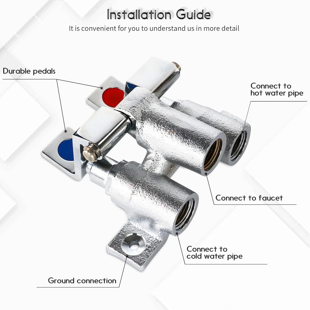 Katup Pedal Kontrol Kaki Panas - Commercial Kitchen Design ulasan dan harga