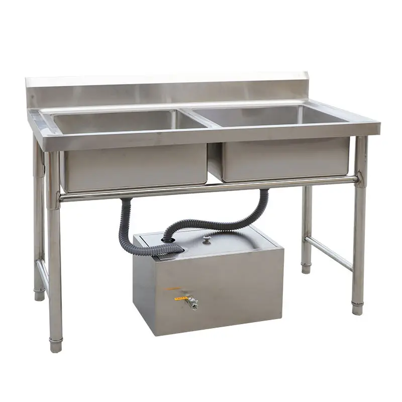 -Pemisah Air Minyak Baja Tahan - Commercial Kitchen Grease Interceptor ulasan dan harga