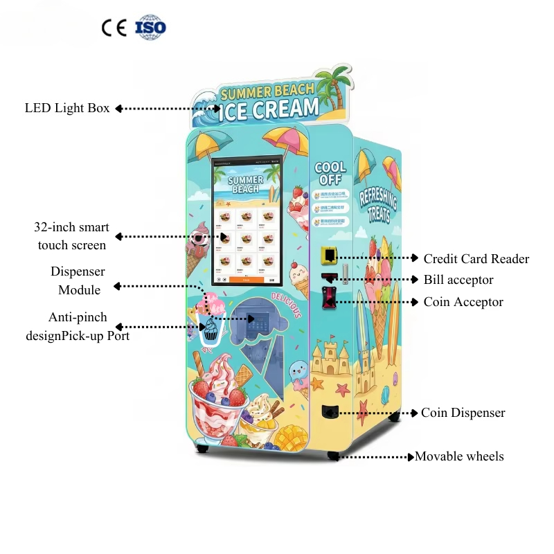 Mesin Penjual Es Krim Otomatis - Soft Serve Ice Cream Machine ulasan dan harga
