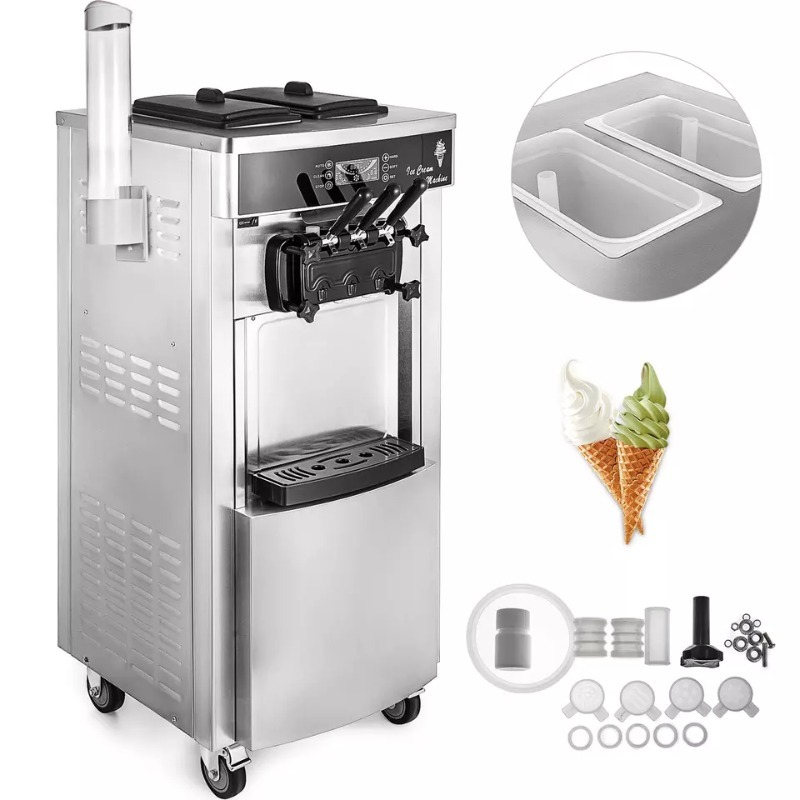 Mesin Pembuat Es Krim Tipe Lan - Soft Serve Ice Cream Machine ulasan dan harga