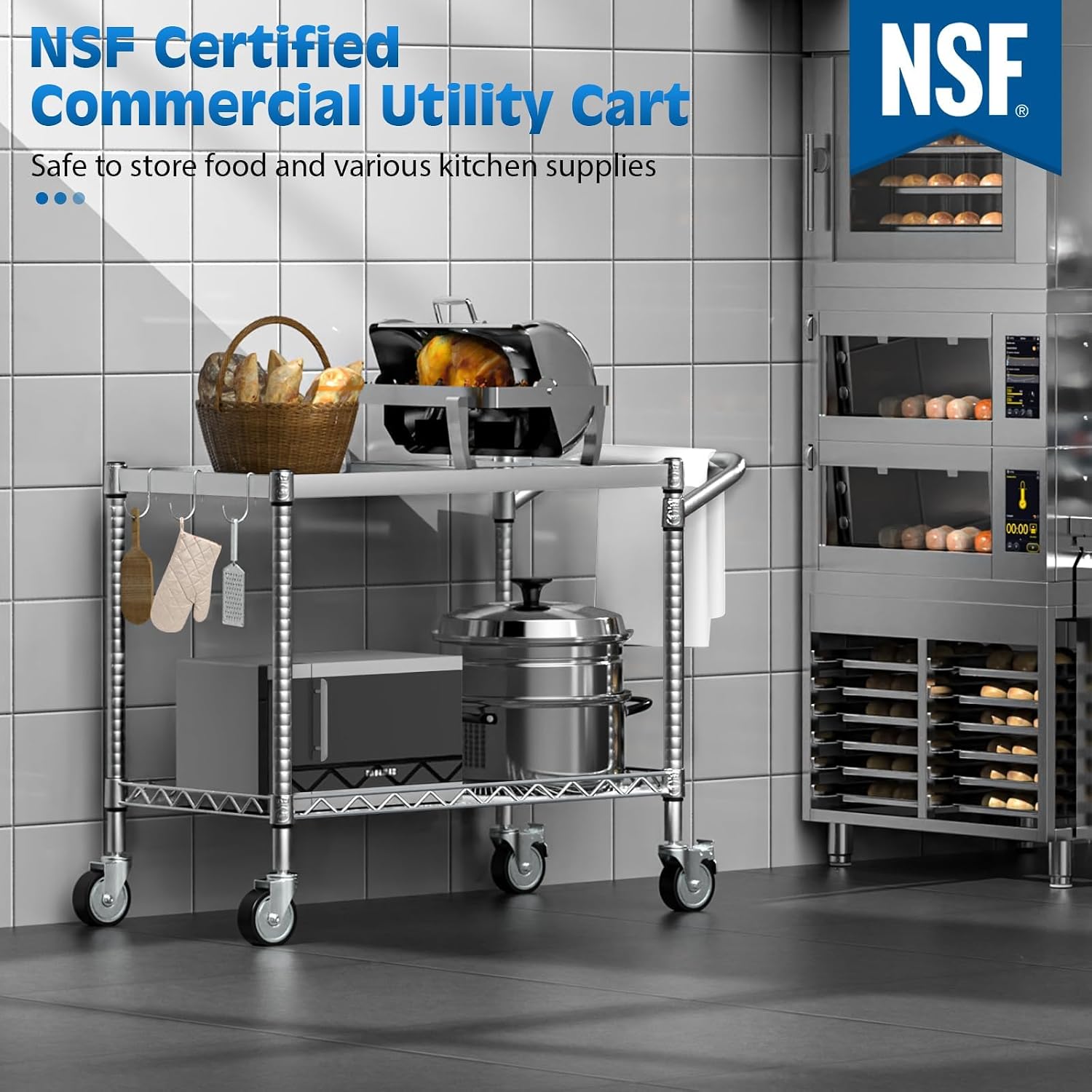 Troli Penyimpanan Utilitas Ber - Commercial Kitchen Warehouse ulasan dan harga