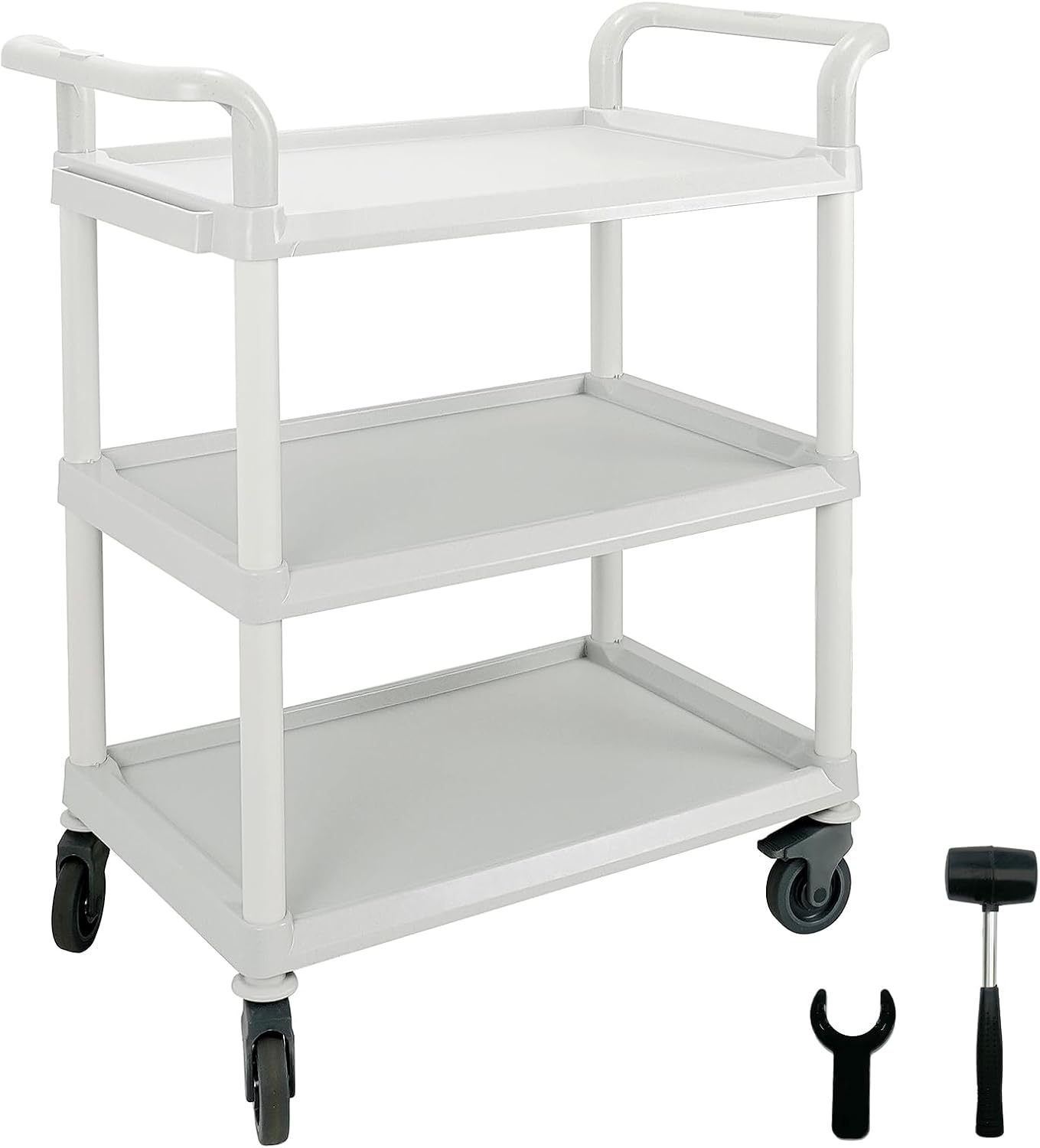 Troli Utilitas Plastik 3 Tingk - Commercial Kitchen Warehouse ulasan dan harga