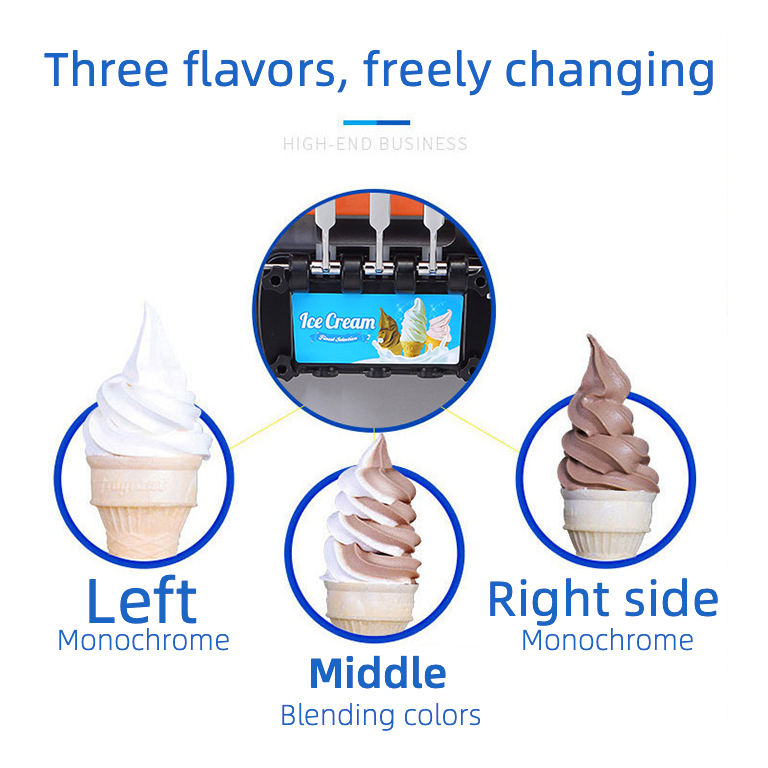Mesin Es Krim Otomatis Dua Ras - Soft Serve Ice Cream Machine ulasan dan harga