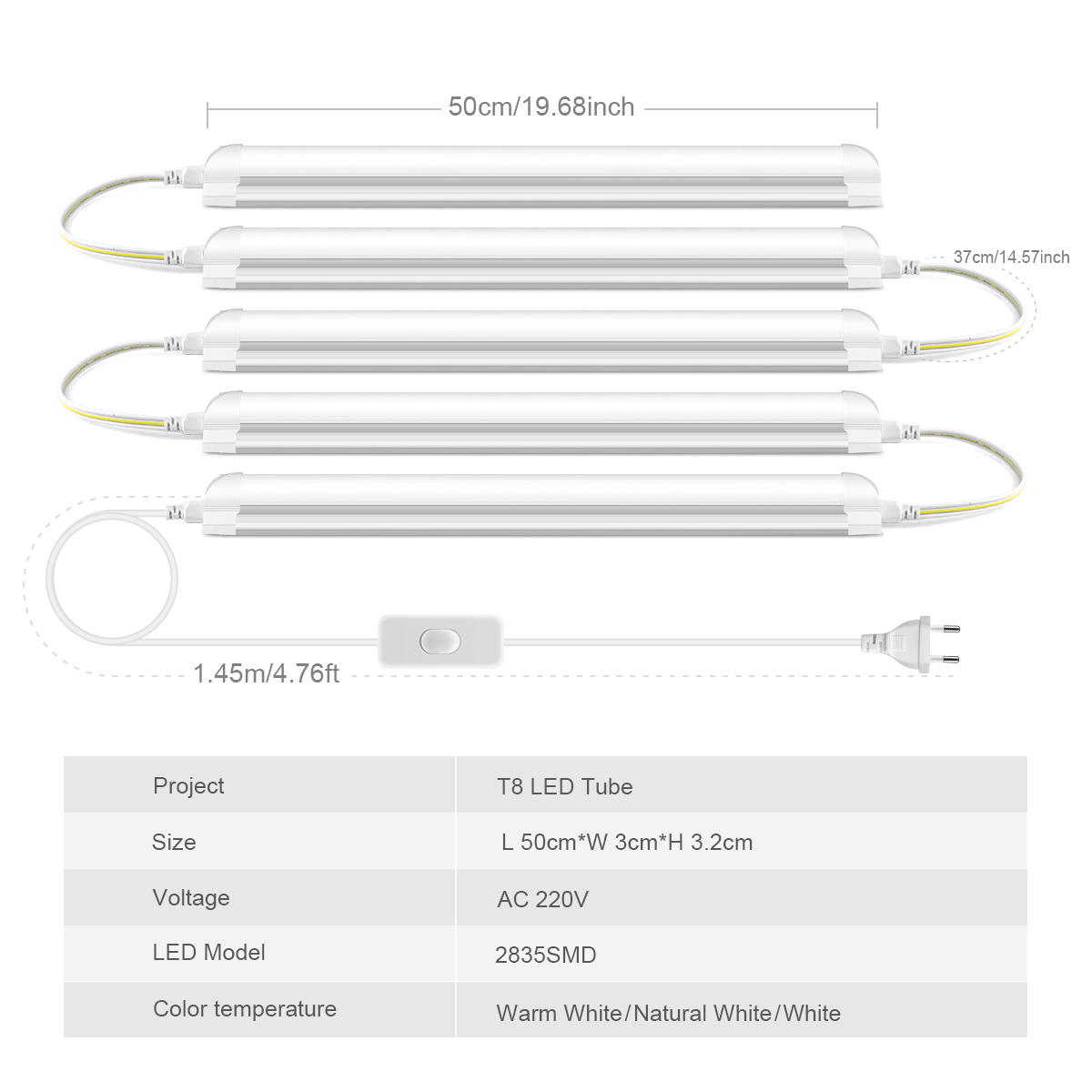 AC220V Lampu Tabung LED T8 Ste - Commercial Kitchen Youtube ulasan dan harga