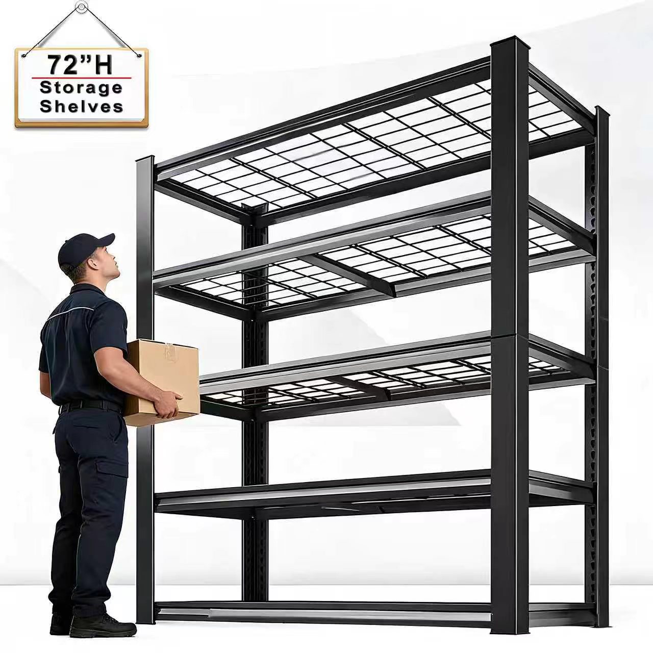 Rak Penyimpanan Kolom Logam Du - Commercial Kitchen Warehouse ulasan dan harga