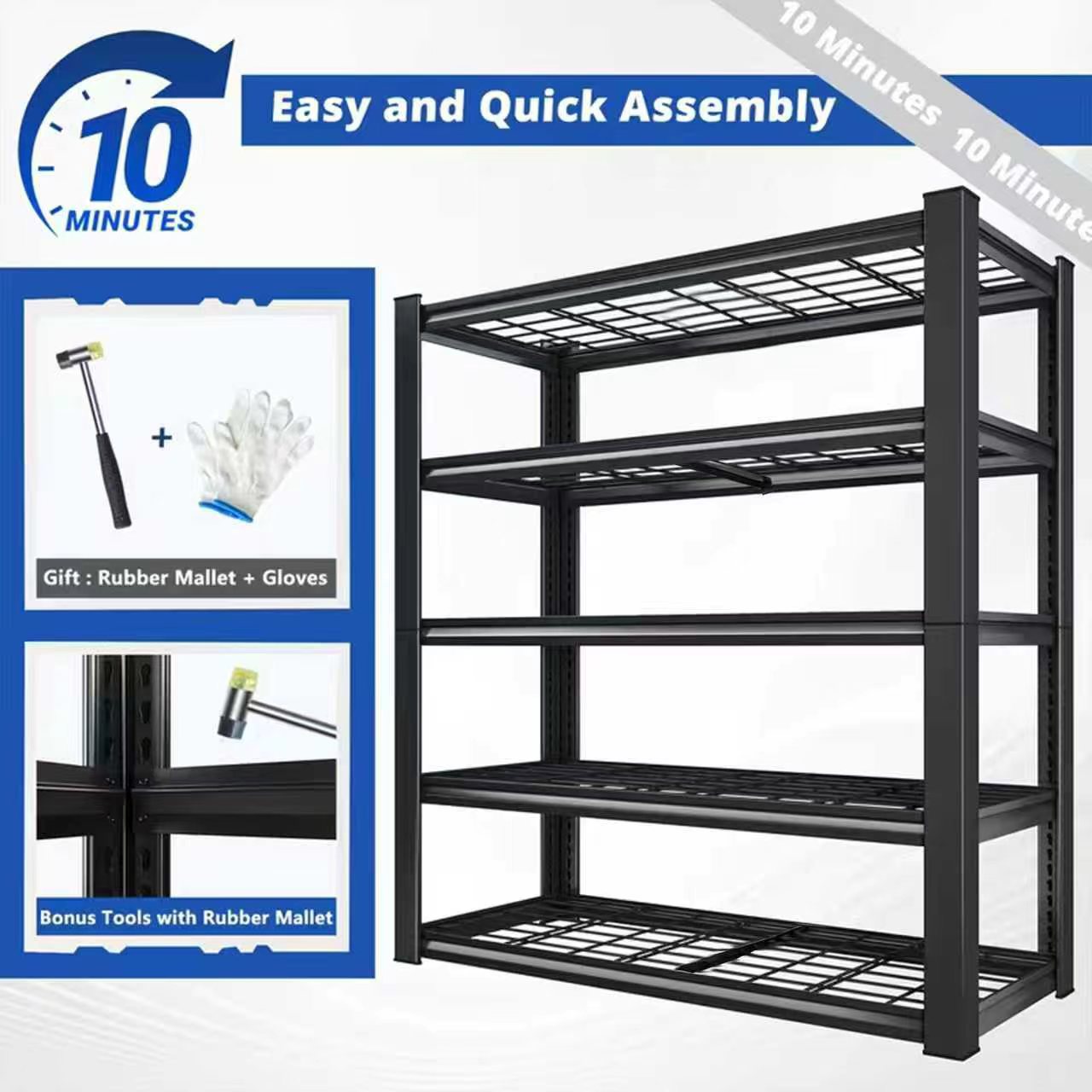Rak Penyimpanan Kolom Logam Du - Commercial Kitchen Warehouse ulasan dan harga