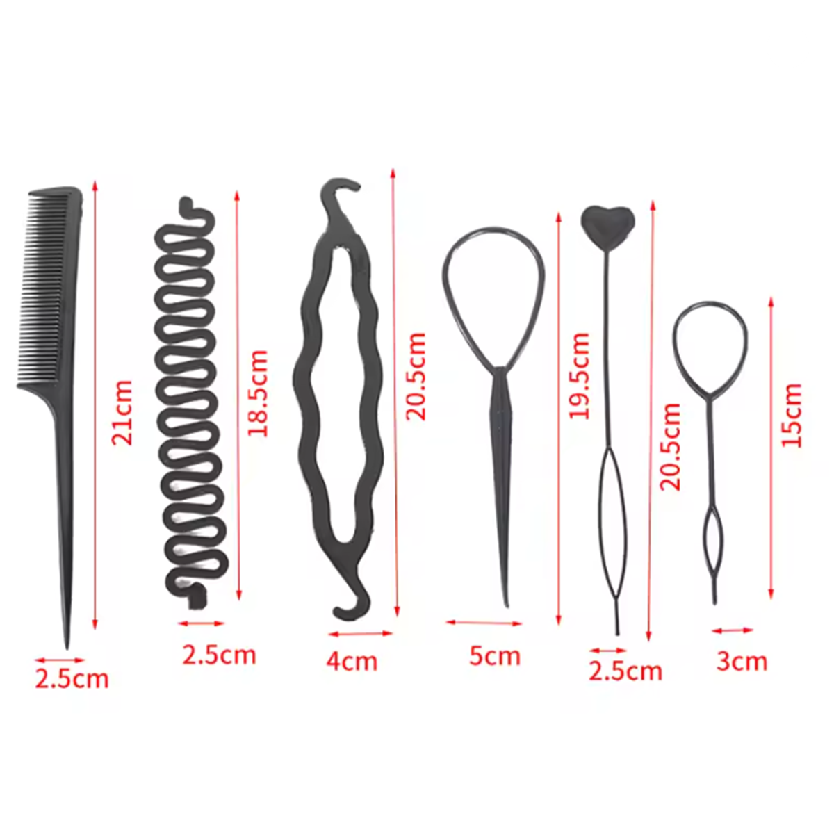 6Pcs/Set Alat Kepang Rambut Aj - Donut Making Machine ulasan dan harga
