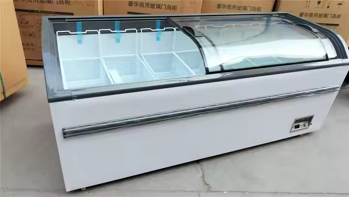 Lemari pendingin freezer displ - Commercial Chest Freezer ulasan dan harga