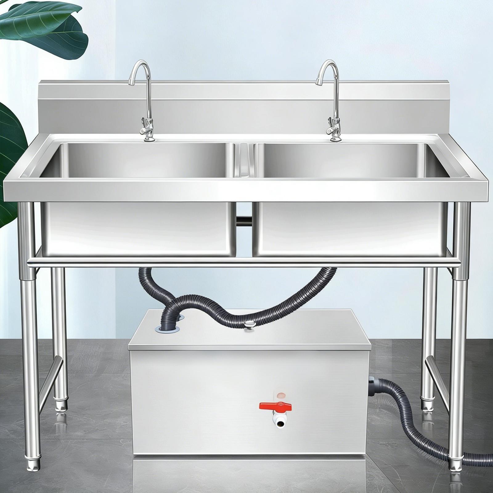 Penangkap Lemak Baja Tahan Kar - Commercial Kitchen Grease Interceptor ulasan dan harga