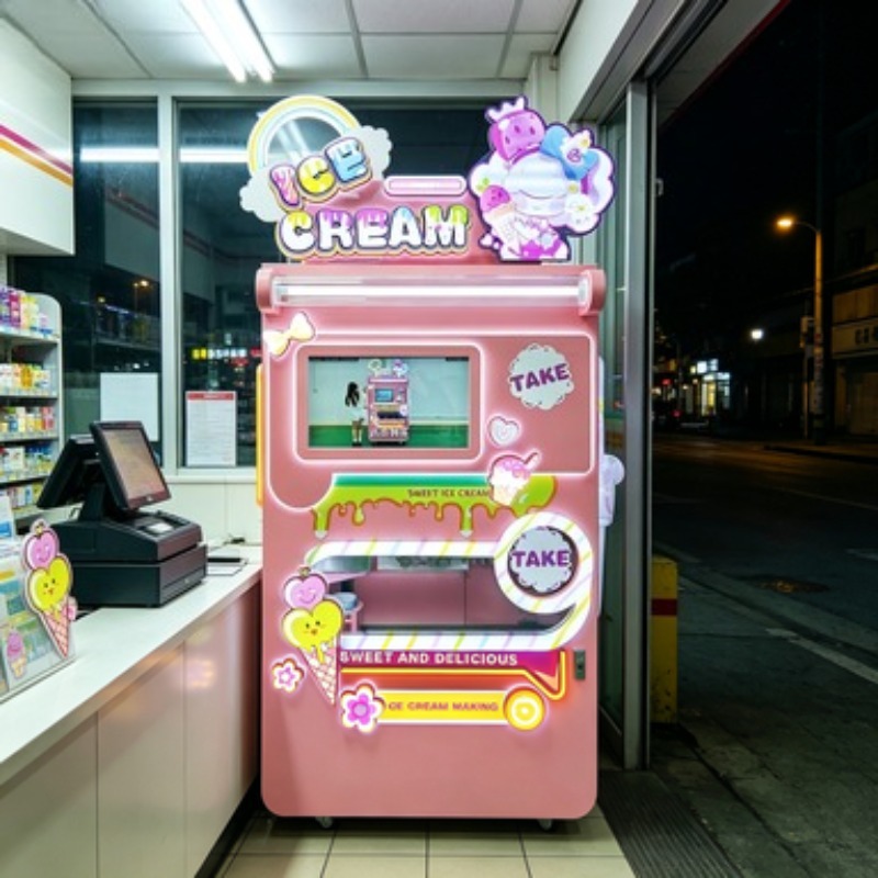 Mesin Es Krim Komersial 20-28L - Soft Serve Ice Cream Machine ulasan dan harga