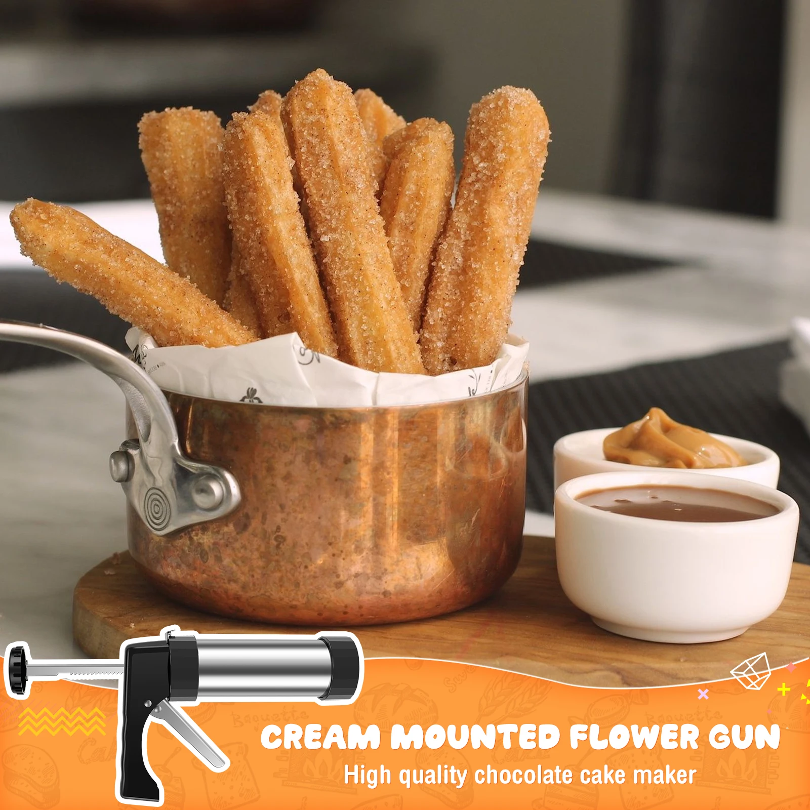 Mesin Pembuat Churro Kit Pisto - Donut Making Machine ulasan dan harga