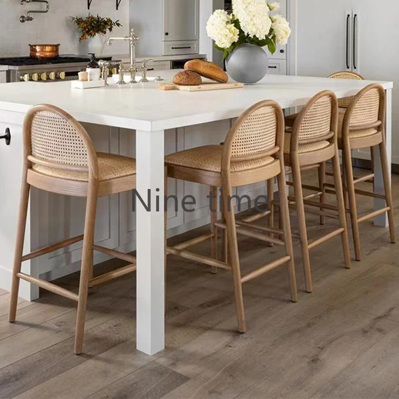 Kursi Bar Dapur Rotan Kayu Sol - Commercial Kitchen Design ulasan dan harga
