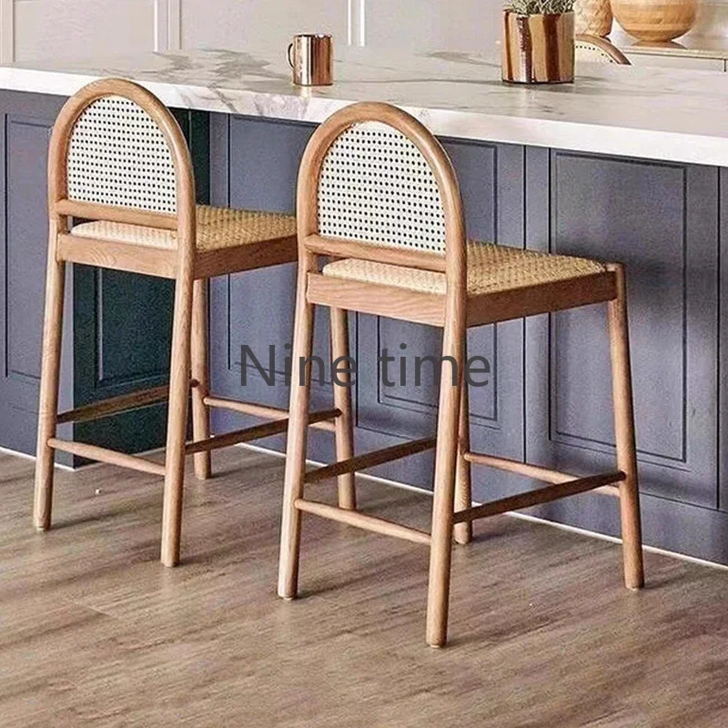 Kursi Bar Dapur Rotan Kayu Sol - Commercial Kitchen Design ulasan dan harga