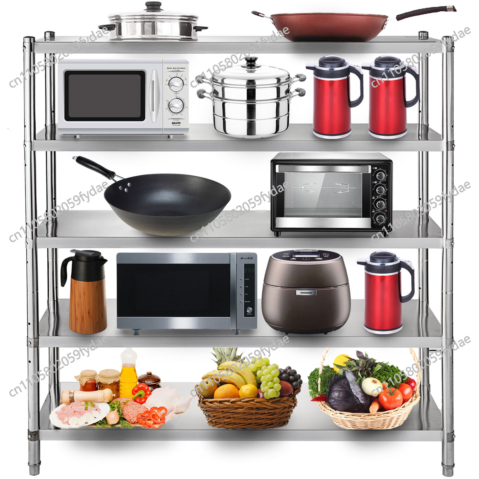 Rak Penyimpanan Komersial 4 Ti - Commercial Kitchen Warehouse ulasan dan harga